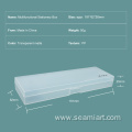 Multi Purpose transparent Plastic stationery Box set